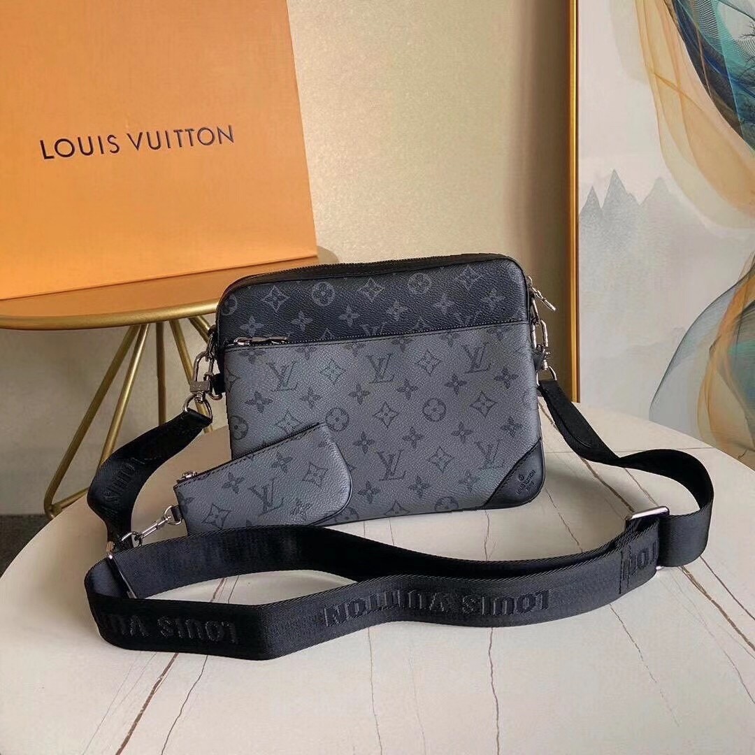 Louis Vuitton Fashion messenger bag for men 3 piece set satchel shoulder LV bags handbag for men Cross Body bag presbyopic mini shoulder bag, Sliver and brown
Louis Vuitton Fashion messenger bag for men 3 piece set satchel shoulder LV bags handbag for men Cross Body bag presbyopic mini shoulder bag, Sliver and brown