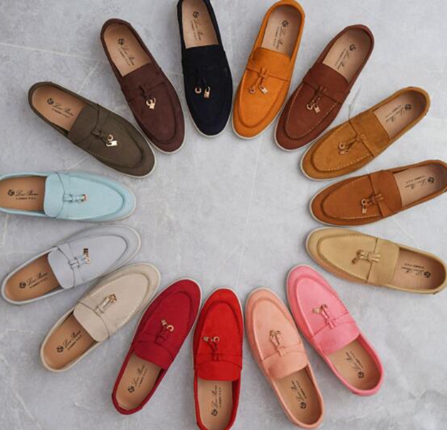 Fashion Women loafers shoes lady lazy business casual flat Walk slip-on trend Suede leahter stlye comfortable LP for driver shoe Lovers Desi, Black
Fashion Women loafers shoes lady lazy business casual flat Walk slip-on trend Suede leahter stlye comfortable LP for driver shoe Lovers Desi, Black