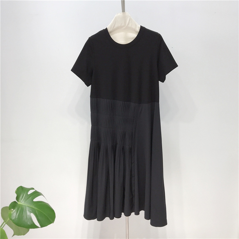 dress original d korean summer design stitching loose irregular organ pleated skirt 3727, White;black
dress original d korean summer design stitching loose irregular organ pleated skirt 3727, White;black