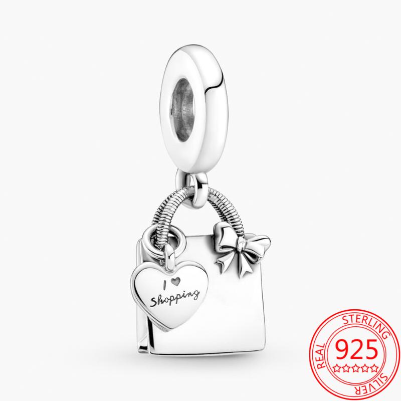 Other 2021 Real 925 Sterling Silver Bowknot I Love Shopping Bag Dangle Charm Fit Moment Bracelet DIY Jewelry Women
Other 2021 Real 925 Sterling Silver Bowknot I Love Shopping Bag Dangle Charm Fit Moment Bracelet DIY Jewelry Women