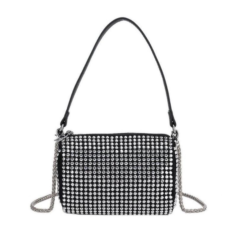 Evening Bags PU Rhinestone Women Bag 2022 Trendy Diamond Underarm Shoulder Messenger Casual Female Handbag
Evening Bags PU Rhinestone Women Bag 2022 Trendy Diamond Underarm Shoulder Messenger Casual Female Handbag