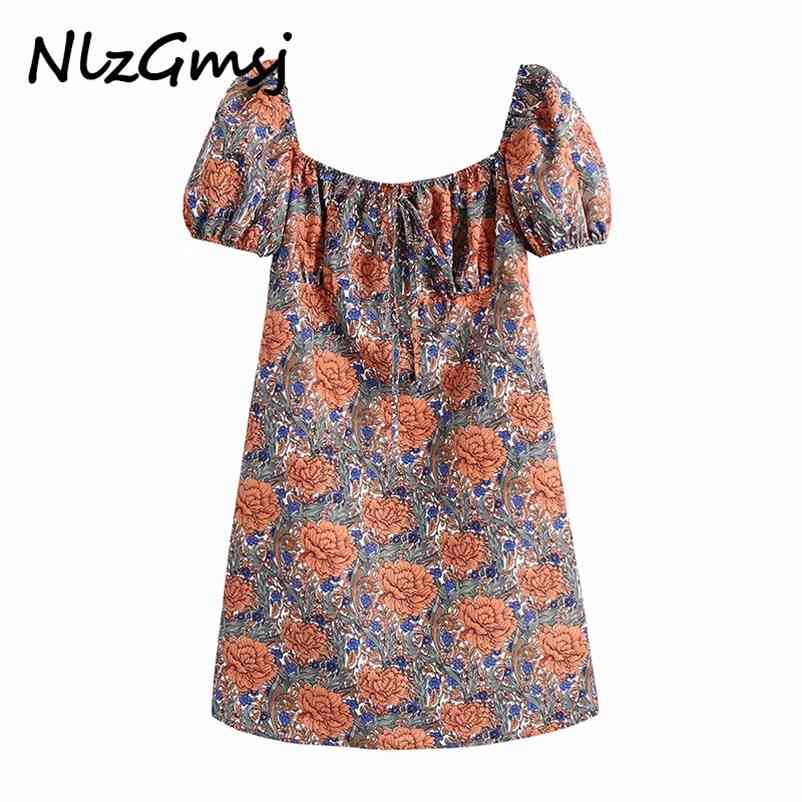 Dres Retro Short sleeve Print Mini Woman Bow Tie Square Neck Sleevele Casual es 04 210628, As picture
Dres Retro Short sleeve Print Mini Woman Bow Tie Square Neck Sleevele Casual es 04 210628, As picture