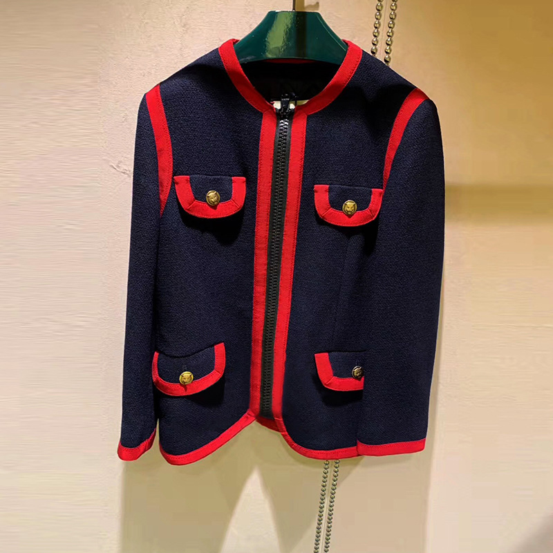 Skirts 2021 High quality female spring short fancy jacket crocheted o-neck b484 jackets, Navy blue
Skirts 2021 High quality female spring short fancy jacket crocheted o-neck b484 jackets, Navy blue