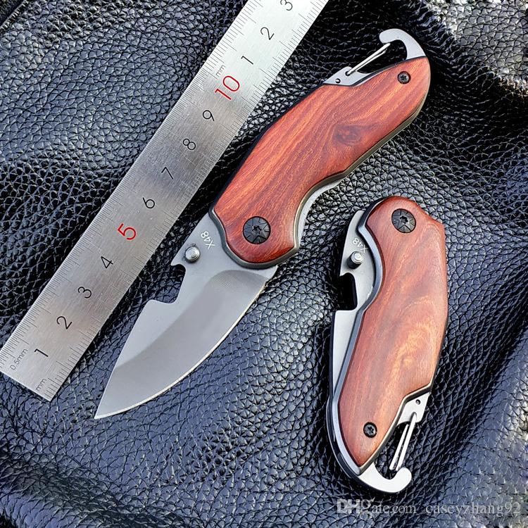 MINI X48 Titanium Folding Knife Wood Handle Survival Tactical Pocket Knife Small Camping Knives EDC Tools
MINI X48 Titanium Folding Knife Wood Handle Survival Tactical Pocket Knife Small Camping Knives EDC Tools