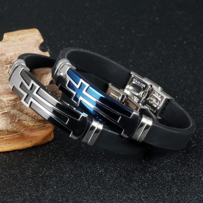 Link, Chain Women's Fashion 2021 Viking Bracelet Stainless Steel Gold Cross Designer Jewelry Silicone For Men Jewellery
Link, Chain Women's Fashion 2021 Viking Bracelet Stainless Steel Gold Cross Designer Jewelry Silicone For Men Jewellery