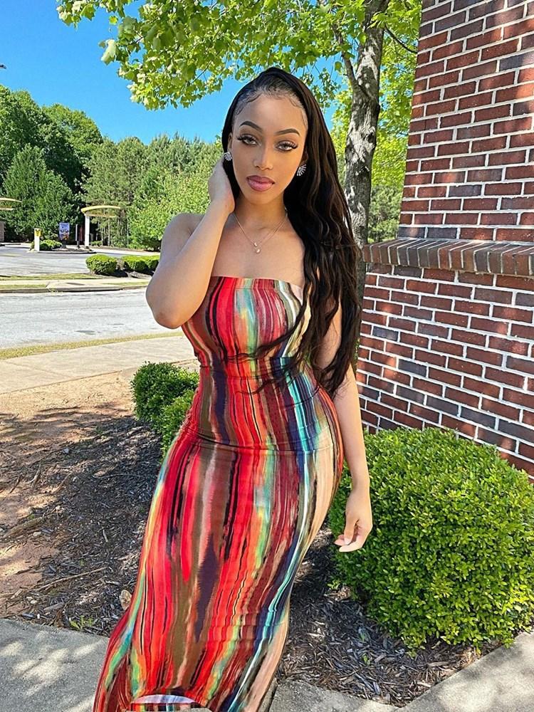 Casual Dresses WJFZQM Sleeveless Colorful Print Off Shoulder Dress Bodycon Long Spring Women Fashion Streetwear Party Elegant, Black;gray
Casual Dresses WJFZQM Sleeveless Colorful Print Off Shoulder Dress Bodycon Long Spring Women Fashion Streetwear Party Elegant, Black;gray