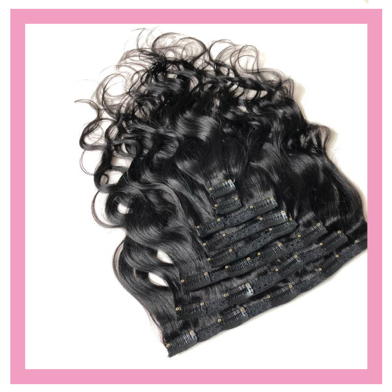 Indian 100% Virgin Human Hair Extensions Body Wave Clips On Hairs Products 8-24inch 100g Wholesale
Indian 100% Virgin Human Hair Extensions Body Wave Clips On Hairs Products 8-24inch 100g Wholesale