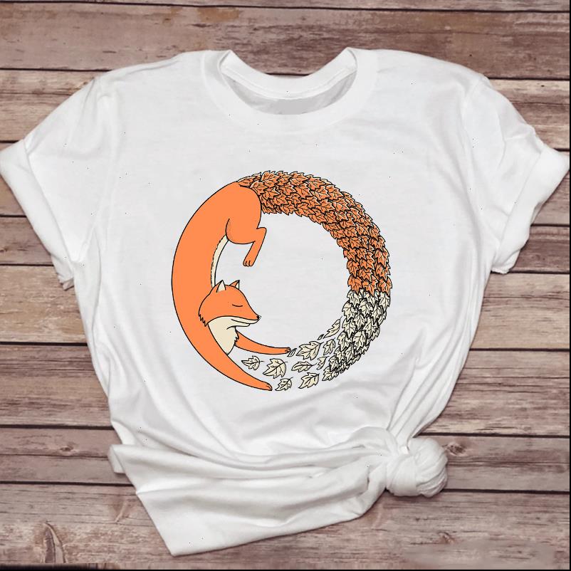 Women T Womens shirts Cartoon Fashion Short Sleeve Trend Cute Fox Animal Print Graphic Top Lady Shirt Female Tee, White
Women T Womens shirts Cartoon Fashion Short Sleeve Trend Cute Fox Animal Print Graphic Top Lady Shirt Female Tee, White
