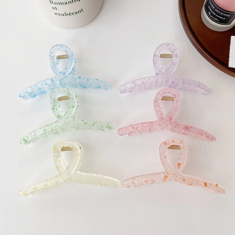 Women Hair Clip Acrylic Hairpins Cross Transparent Hair Crab Claws Girls Make UP Washing Tool Accessories Decoration
Women Hair Clip Acrylic Hairpins Cross Transparent Hair Crab Claws Girls Make UP Washing Tool Accessories Decoration