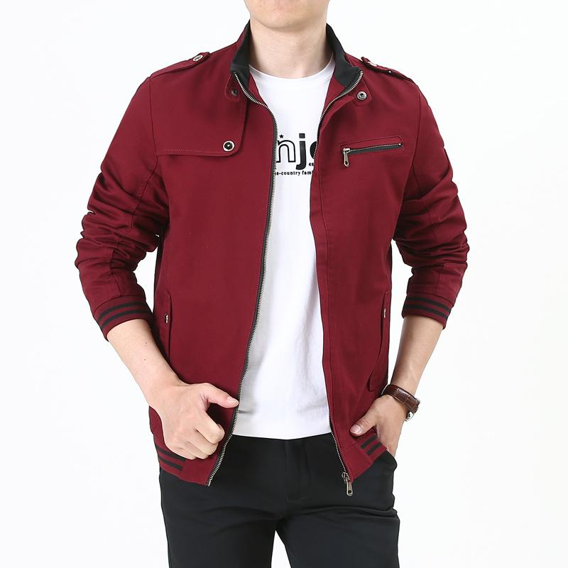 Spring Autumn Casual Fashion Bomber Jacket Men Streetwear Mens Basic Jackets And Coats Windbreaker Man Clothes Clothing Coat Men's