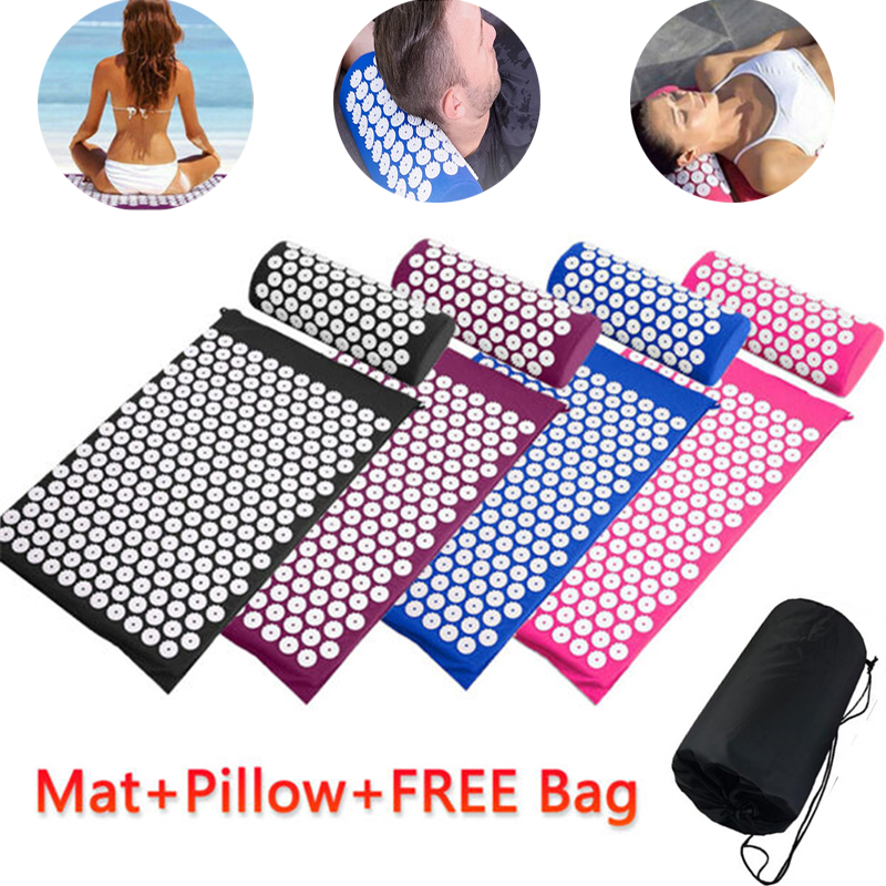 Acupressure Mat Neck Back Foot Massage Cushion Pillow Relieve Stress Pain Massage Acupuncture Yoga Mat 62*38cm Back Massager
Acupressure Mat Neck Back Foot Massage Cushion Pillow Relieve Stress Pain Massage Acupuncture Yoga Mat 62*38cm Back Massager