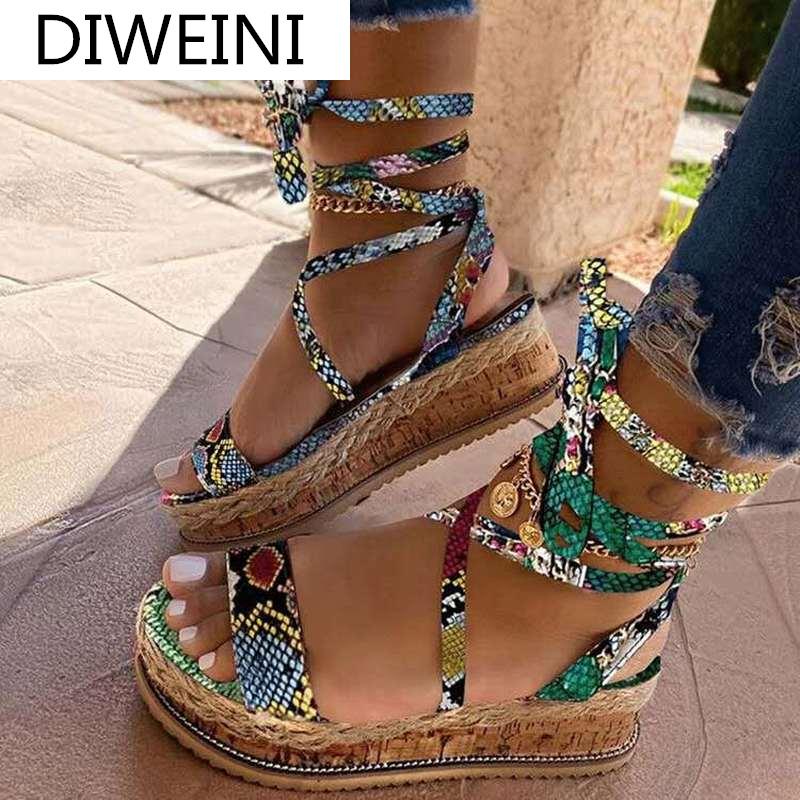 Fashion Women's Shoes Sandals Platform Open Toe Leopard Print Beach Summer Lace-up Snake Dress, Black
Fashion Women's Shoes Sandals Platform Open Toe Leopard Print Beach Summer Lace-up Snake Dress, Black