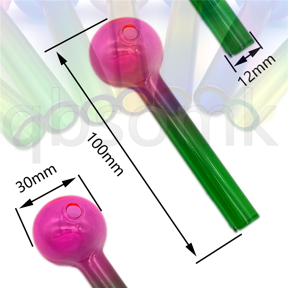 QBsomk Hookahs Newest Rainbow Pyrex mini 10cm Glass Oil Burner Colorful high quality Great Tube tubes Nail tips smoking pipe
QBsomk Hookahs Newest Rainbow Pyrex mini 10cm Glass Oil Burner Colorful high quality Great Tube tubes Nail tips smoking pipe