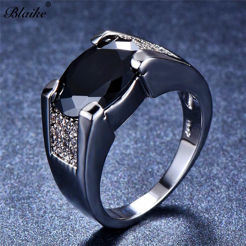 Cluster Rings Blaike Male Big Black Oval Zircon Ring 925 Sterling Silver Filled Jewelry Vintage Party Wedding For Men Birthstone Gift
Cluster Rings Blaike Male Big Black Oval Zircon Ring 925 Sterling Silver Filled Jewelry Vintage Party Wedding For Men Birthstone Gift