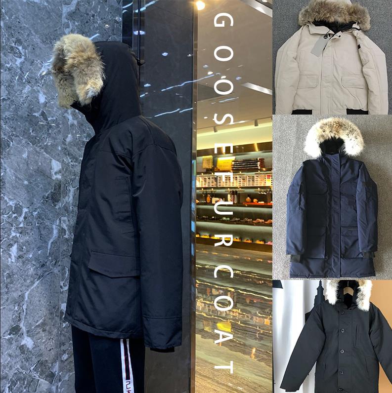 2021 Winter Parkas Outerwear Men Real Wolf Fur Hooded Canada Jacket Top Quality Coats Hiver Doudoune 90% White Down Coat Men's combination style, Black
2021 Winter Parkas Outerwear Men Real Wolf Fur Hooded Canada Jacket Top Quality Coats Hiver Doudoune 90% White Down Coat Men's combination style, Black