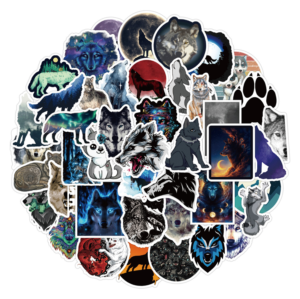 50pcs/set poster Small waterproof Skateboard stickers wolf Animal Graffiti For notebook laptop bottle Helmet Car sticker PVC Guitar Decals, Multi colors
50pcs/set poster Small waterproof Skateboard stickers wolf Animal Graffiti For notebook laptop bottle Helmet Car sticker PVC Guitar Decals, Multi colors