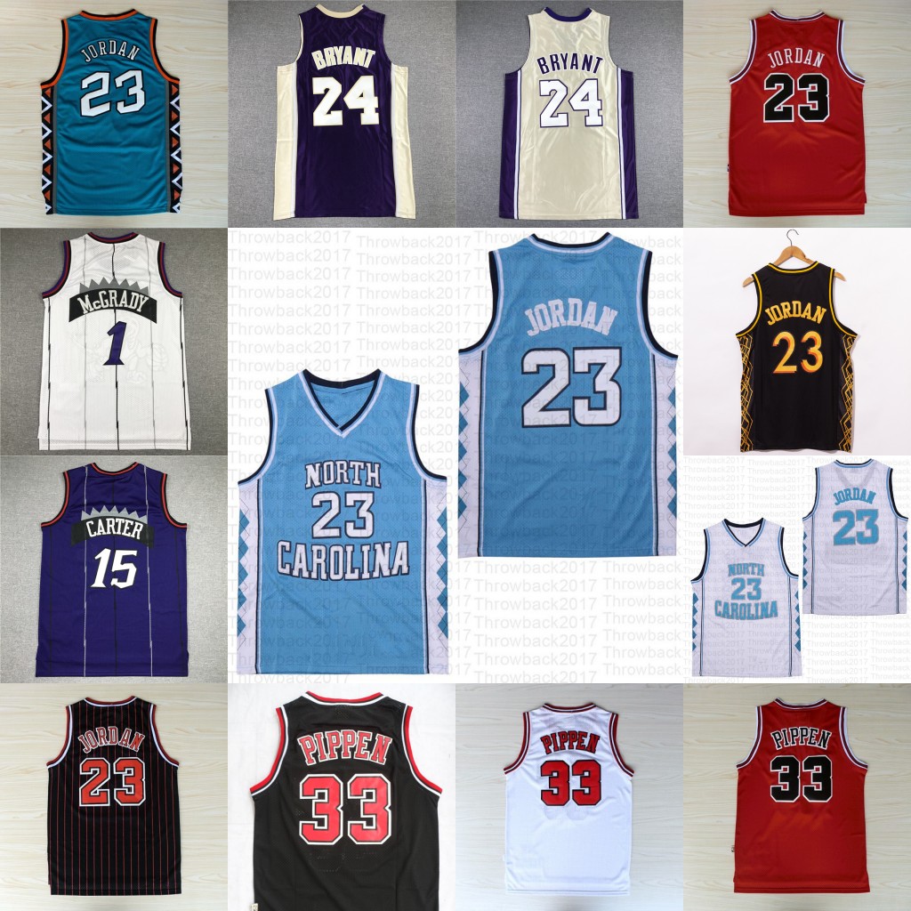 NCAA 1 McGrady North Carolina Tar Heels 23 Michael Vince 15 Carter Tracy 33 Pippen Basketball Jersey, White
NCAA 1 McGrady North Carolina Tar Heels 23 Michael Vince 15 Carter Tracy 33 Pippen Basketball Jersey, White
