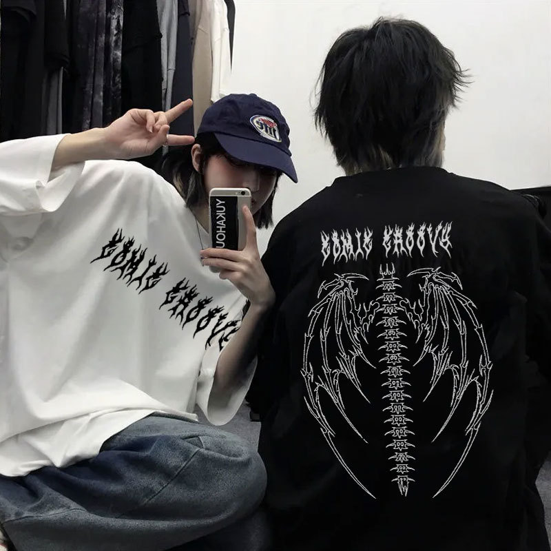 women's hoodies & sweatshirts gothic summer girl t-shirt, black shirt, for women, korean and wavy style mwao
women's hoodies & sweatshirts gothic summer girl t-shirt, black shirt, for women, korean and wavy style mwao