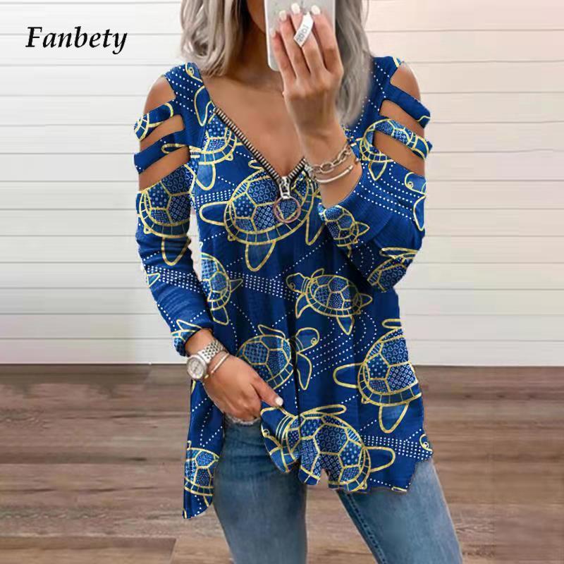 Women's Blouses & Shirts Women Elegant Animal Print Zipper 2021 Autumn Casual V-Neck Long Sleeve Pullover Tops Lady Sexy Hollow Out Blusa, White
Women's Blouses & Shirts Women Elegant Animal Print Zipper 2021 Autumn Casual V-Neck Long Sleeve Pullover Tops Lady Sexy Hollow Out Blusa, White
