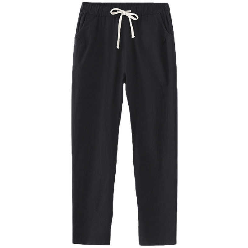 Candy Colors Summer Pants Women Lace Up Pantalon Femme Cotton Linen Sweatpants Casual Harem Ladies Trousers C5212 211115
