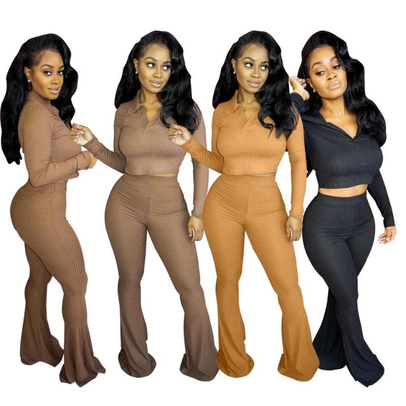 Women' Two Piece Pants Casual Women Jogger Tracksuit Lapel Neck Full Sleeves Short Tops Flare Fall Winter Clothing 2 Outfits, Black
Women' Two Piece Pants Casual Women Jogger Tracksuit Lapel Neck Full Sleeves Short Tops Flare Fall Winter Clothing 2 Outfits, Black