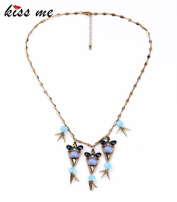 Brand Designer Zinc Alloy Spike Shourouk Chain Bijuterias Jewellery Simple Necklace Fashion Bijoux Pendant Necklaces
Brand Designer Zinc Alloy Spike Shourouk Chain Bijuterias Jewellery Simple Necklace Fashion Bijoux Pendant Necklaces