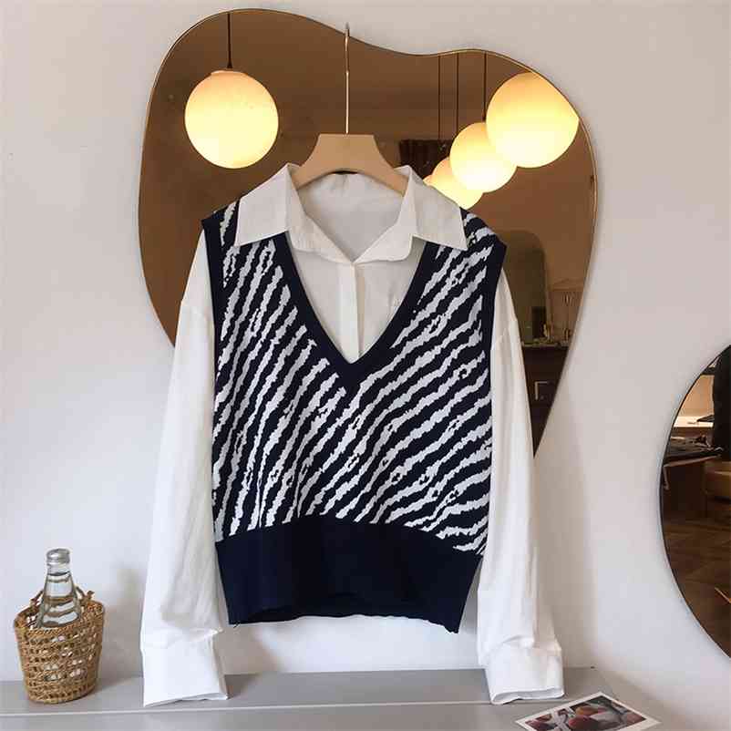 Autumn Winter Women's V Neck Sleeveless Knitting Tops Female Casual Sweater A4362 210519, Black
Autumn Winter Women's V Neck Sleeveless Knitting Tops Female Casual Sweater A4362 210519, Black