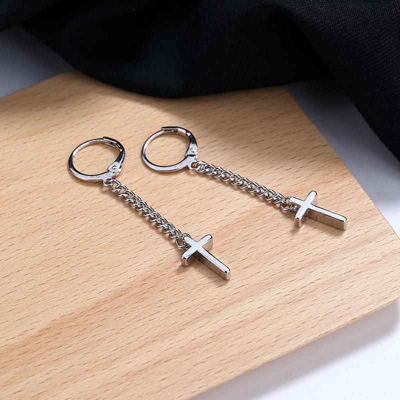 Hoop & Huggie Chain Cross Earrings For Women Tassel Long Korea Fashion Hip Hop Trendy Vintage Girls Jewerly Gifts BOYULIGE
Hoop & Huggie Chain Cross Earrings For Women Tassel Long Korea Fashion Hip Hop Trendy Vintage Girls Jewerly Gifts BOYULIGE