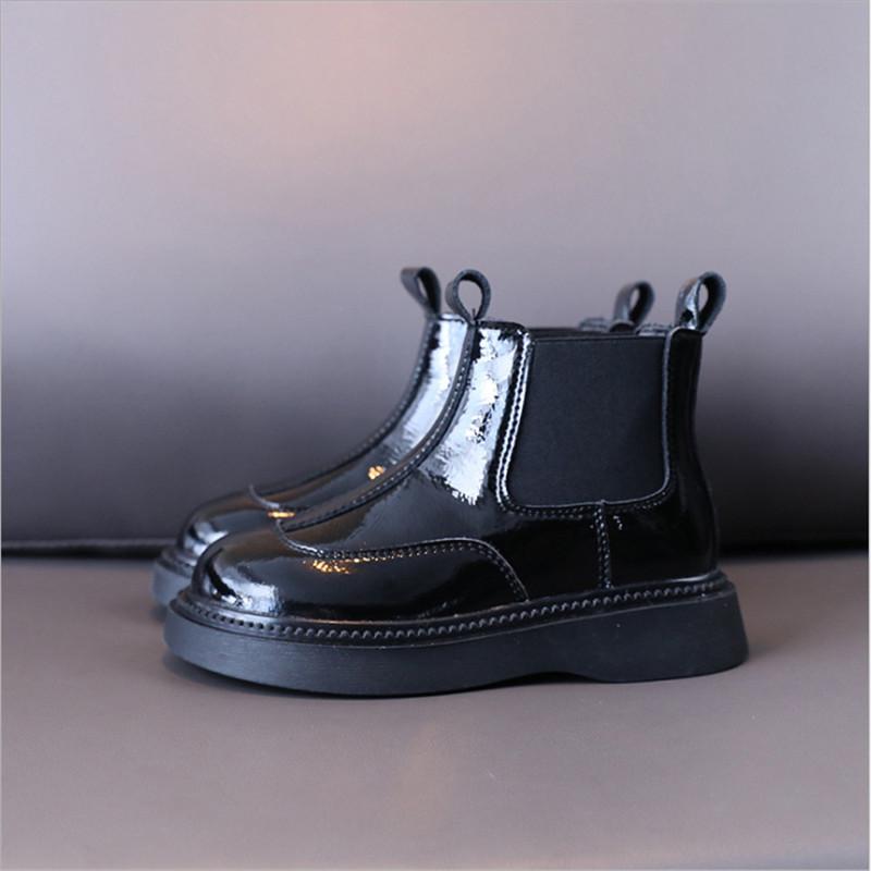 Boots 2021 Autumn Children Patent Leather Slip-on Kids Waterproof Fashion Girls 26-37, Black;grey
Boots 2021 Autumn Children Patent Leather Slip-on Kids Waterproof Fashion Girls 26-37, Black;grey