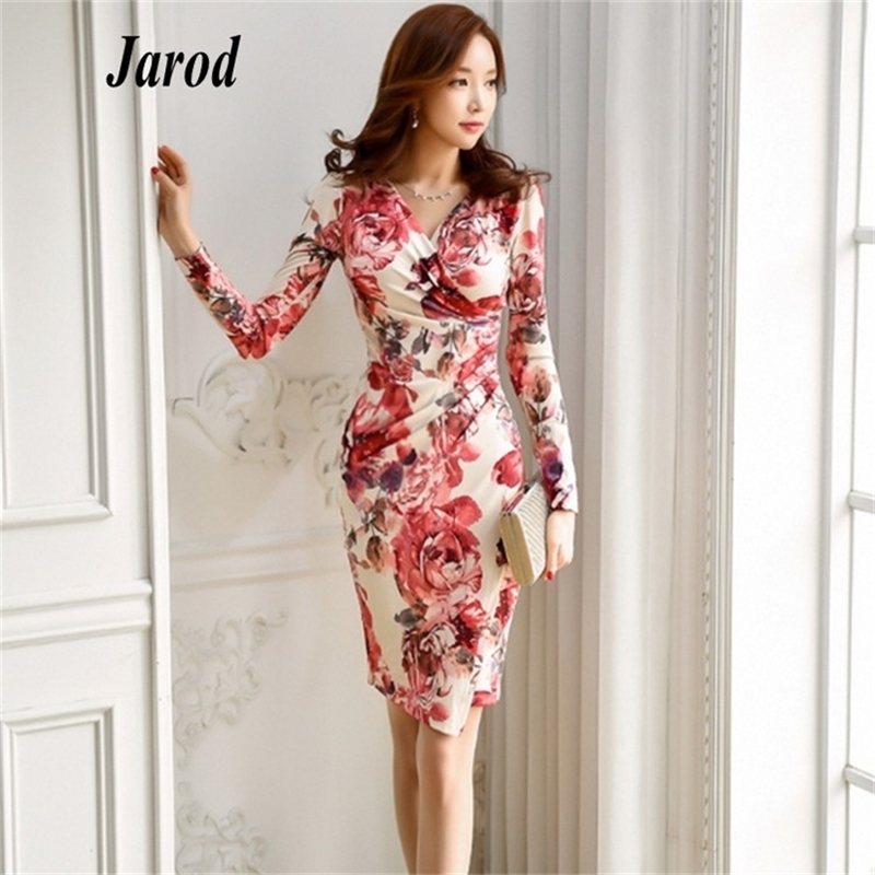Sexy Print Flower Floral Long Sleeve Spring Dress Women Pencil Ruched Sheath Bodycon Fitted Vestidos 210519, Picture color
Sexy Print Flower Floral Long Sleeve Spring Dress Women Pencil Ruched Sheath Bodycon Fitted Vestidos 210519, Picture color