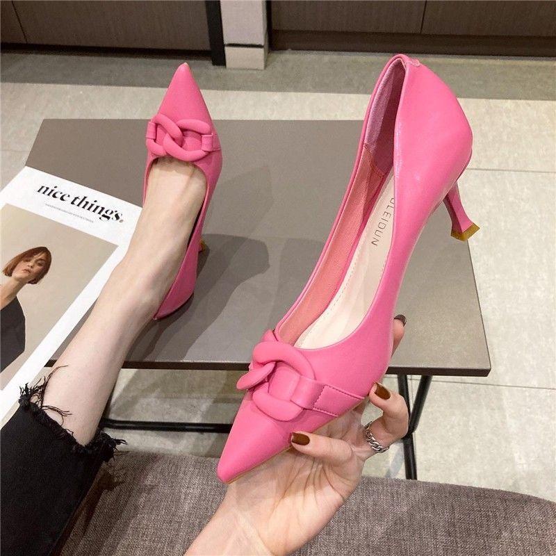 Dress Shoes 2021 Summer Fashion High Heels Ladies Stiletto Basic With Heel Height 7cm, Light green
Dress Shoes 2021 Summer Fashion High Heels Ladies Stiletto Basic With Heel Height 7cm, Light green