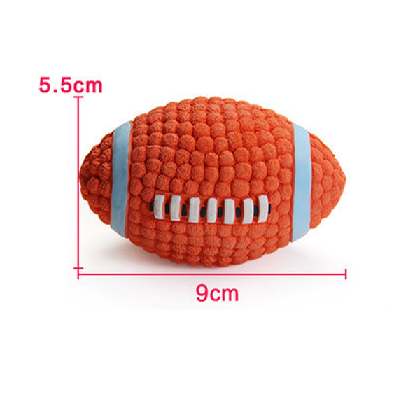 Squeaky Latex Rubber Dog Toy Balls for Small Medium Large Dogs Interactive Floating Bouncing for Soft Chewer Water Sports