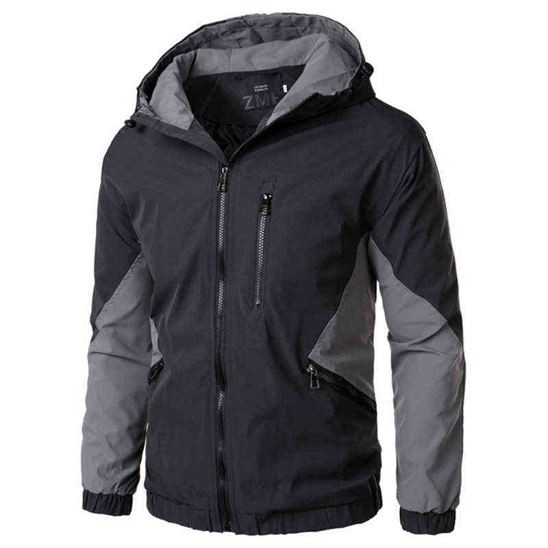 2020 New Windbreaker Jacket Men Autumn Streetwear Bomber Jacket Mens Basic Baseball Jackets and Coats Plus Size S-5XL Overcoats Y1122