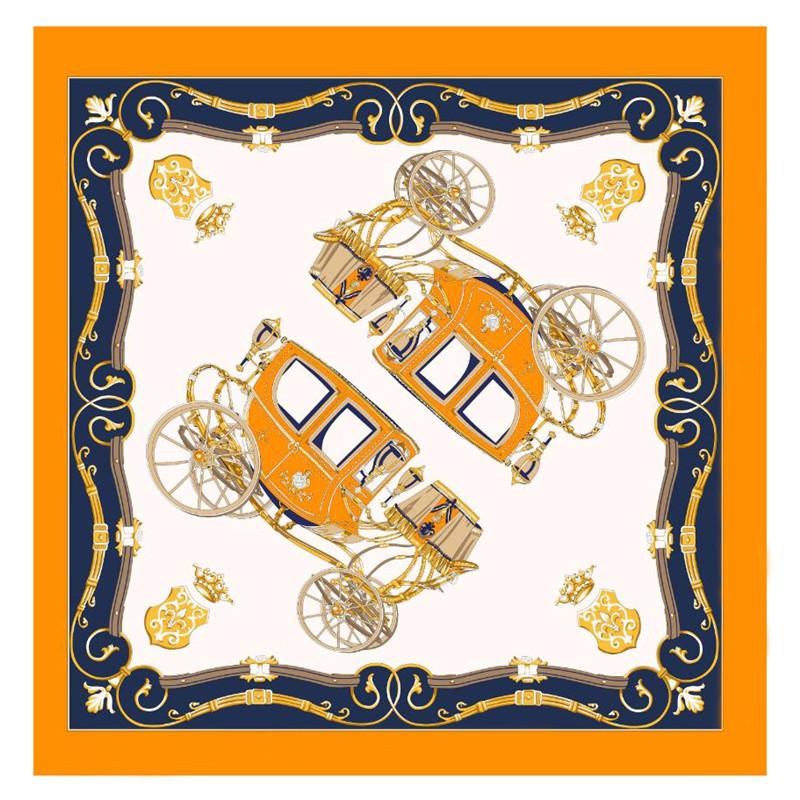 Scarves POBING Twill Silk Scarf Women Shawls Horse Carriage Print Stoles Bandana Kerchief Hijab Square Wraps Foulards 130CM, Blue;gray
Scarves POBING Twill Silk Scarf Women Shawls Horse Carriage Print Stoles Bandana Kerchief Hijab Square Wraps Foulards 130CM, Blue;gray