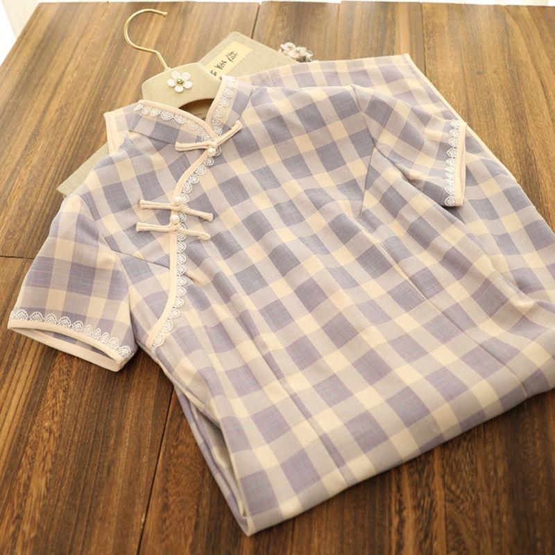 Ethnic Clothing Traditional Chinese Women Plaid Cheongsam Summer Slim Sexy Qipao Vintage Stage Show Gown Vestidos Elegant Evening Dress
Ethnic Clothing Traditional Chinese Women Plaid Cheongsam Summer Slim Sexy Qipao Vintage Stage Show Gown Vestidos Elegant Evening Dress