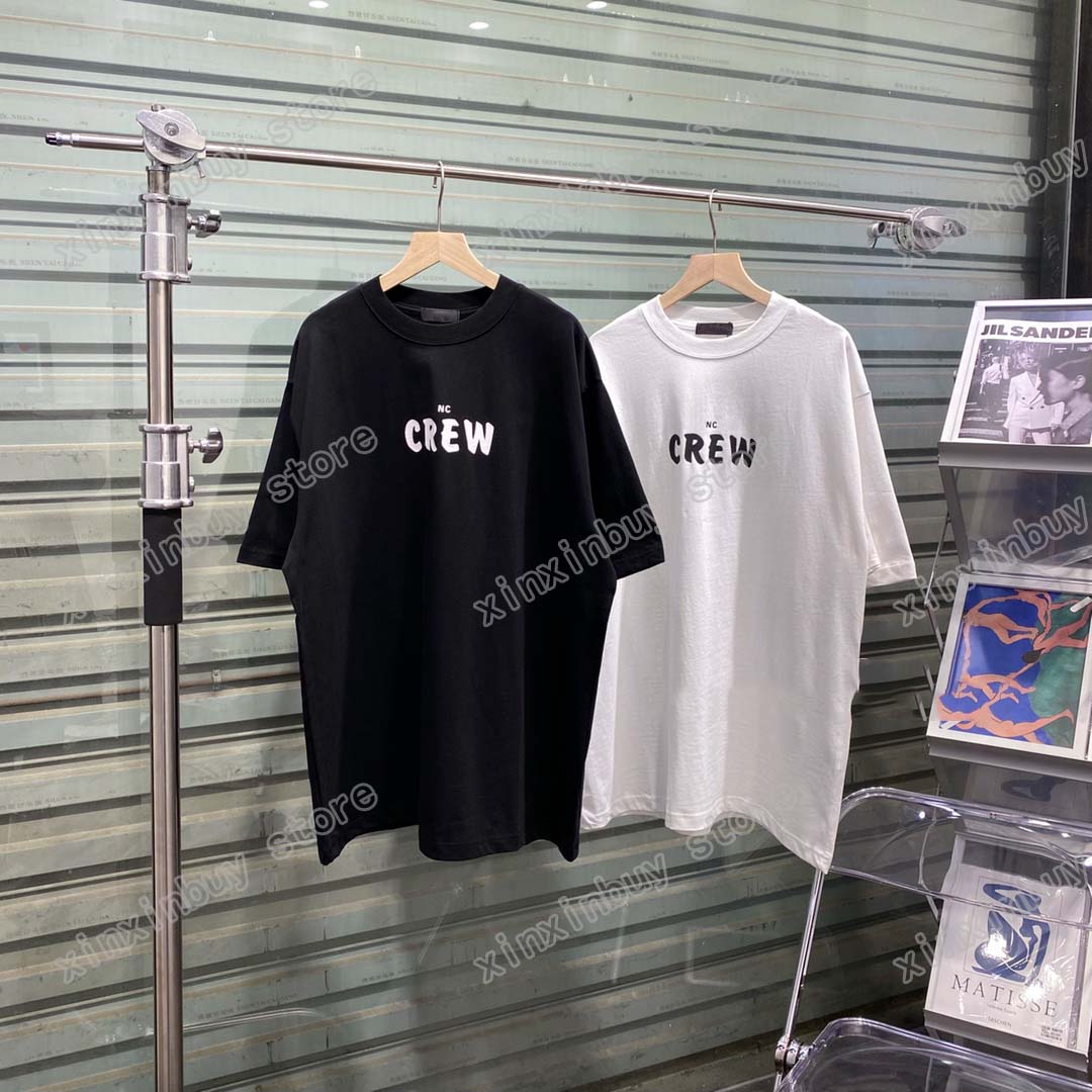 21ss men printed t shirts polos designer CREW letter print paris clothes short sleeve mens shirt tag white black 06
21ss men printed t shirts polos designer CREW letter print paris clothes short sleeve mens shirt tag white black 06