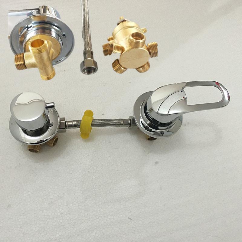 Wall Mounted 2/3/4/5 Ways Water Outlet Brass Shower Tap Screw Or Intubation Split Cabin Room Mixing Valves Bathroom Sets
Wall Mounted 2/3/4/5 Ways Water Outlet Brass Shower Tap Screw Or Intubation Split Cabin Room Mixing Valves Bathroom Sets