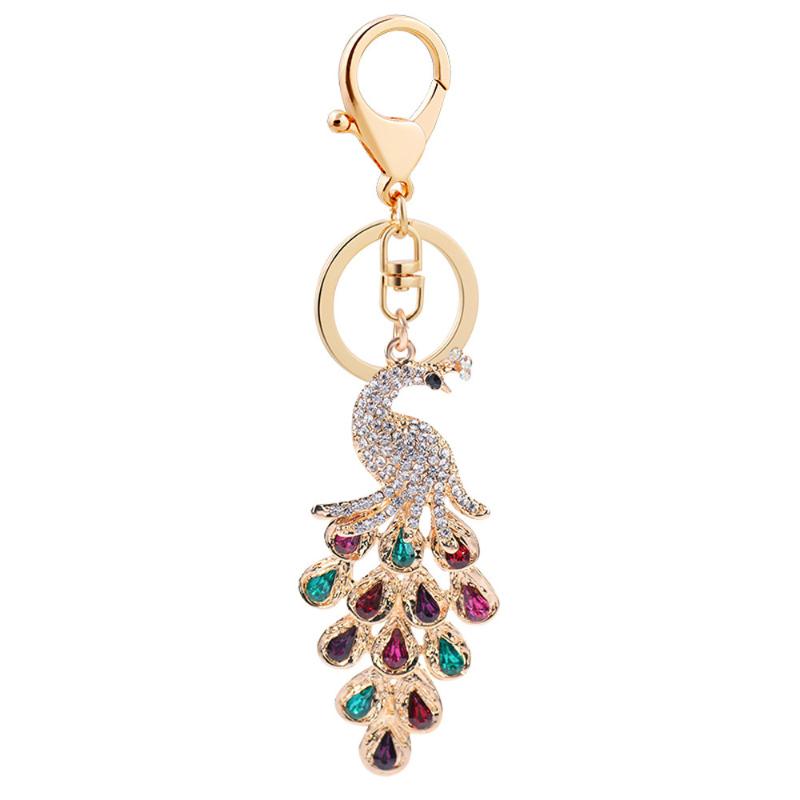 Keychains OTOKY Key Chains Metal Keychain Luxury Beautiful Peacock Rhinestone Chain Anime Funny For Men
Keychains OTOKY Key Chains Metal Keychain Luxury Beautiful Peacock Rhinestone Chain Anime Funny For Men