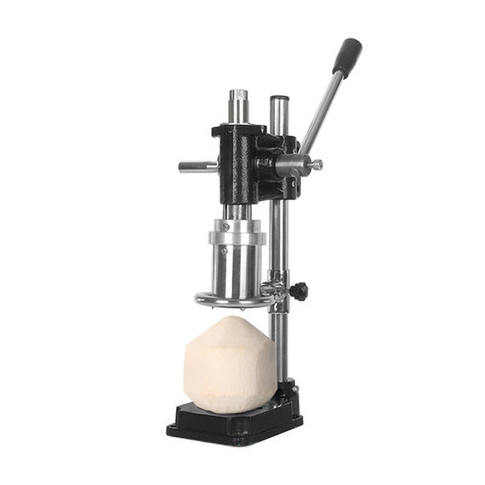 Commercial Lever Style Openers Hand Press Green Coconut Opening Holing Machine Small Manual Fresh Coconuts Hole Punching Machines