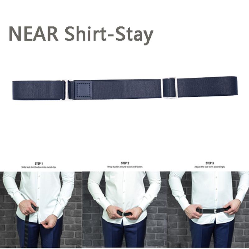Belts Shirt Holder Adjustable Belt Men Women Unisex Near Stay Shirts Stays Black Tuck It 5.23