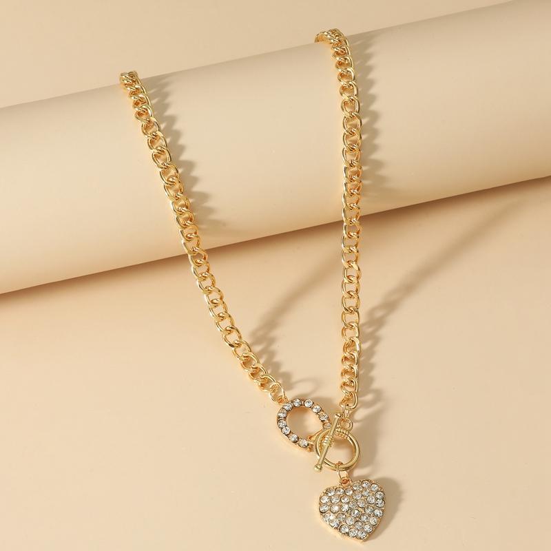 Fashion Heart Love Shaped Initial Pendant Necklace For Women Girl Chain Link Gold Colour Jewelry Chains
Fashion Heart Love Shaped Initial Pendant Necklace For Women Girl Chain Link Gold Colour Jewelry Chains