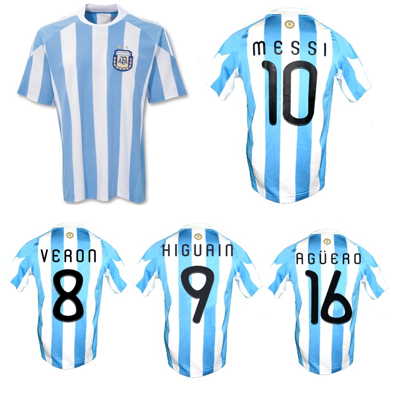 2010 Argentina retro soccer jersey DI MARIA MESSI Veron MASCHERANO HIGUAIN TEVEZ Agüero vintage classic football shirt, Black;yellow
2010 Argentina retro soccer jersey DI MARIA MESSI Veron MASCHERANO HIGUAIN TEVEZ Agüero vintage classic football shirt, Black;yellow