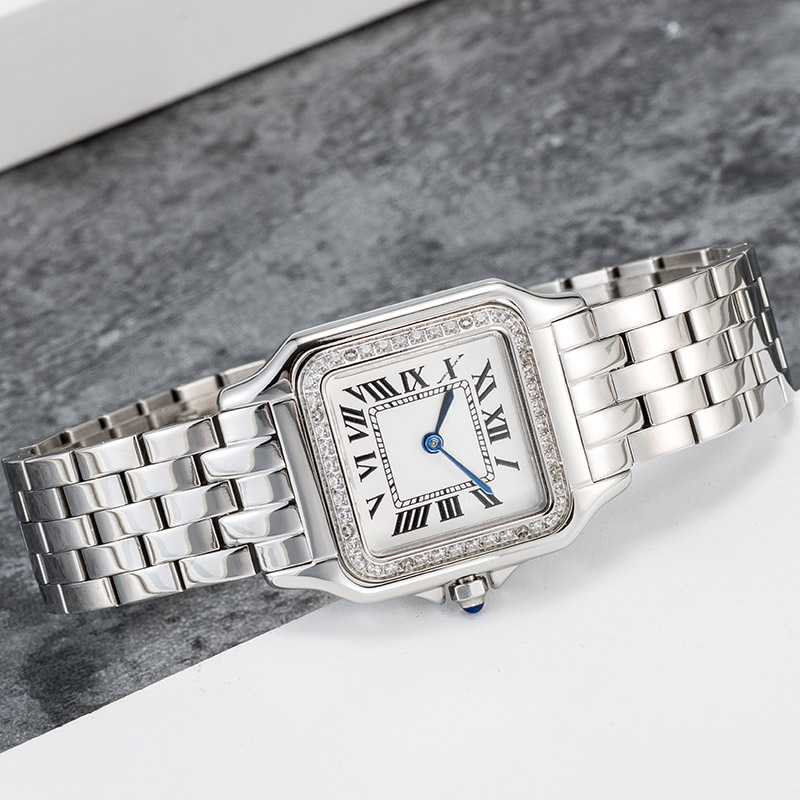 Women Watch Fashion Classic Panthere 316L Stainless Steel Quartz Gemstone For Lady Gift Top Quality With Design Wristwatch Montres de luxe U1, Add sapphire glass
Women Watch Fashion Classic Panthere 316L Stainless Steel Quartz Gemstone For Lady Gift Top Quality With Design Wristwatch Montres de luxe U1, Add sapphire glass