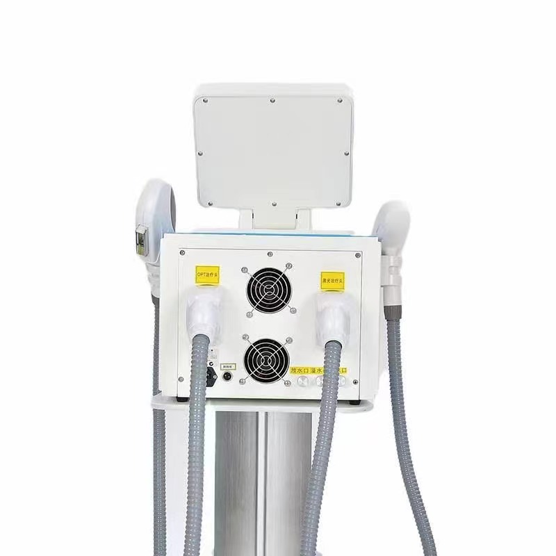 2 in 1 OPT+Nd Yag Laser Machine skin rejuvenation Ance Hair removal super Equipment