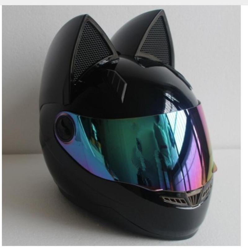 Motorcycle Helmets Helmet Women Moto Ear Personality Full Face Motor 4 Colors Pink Yellow Black White, 21
Motorcycle Helmets Helmet Women Moto Ear Personality Full Face Motor 4 Colors Pink Yellow Black White, 21