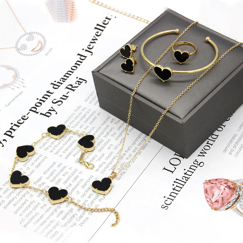 Hot Selling Women's Colorful Clover Butterfly Bangle Necklace Earring Beautiful Jewelry Set, Mixed colors
Hot Selling Women's Colorful Clover Butterfly Bangle Necklace Earring Beautiful Jewelry Set, Mixed colors