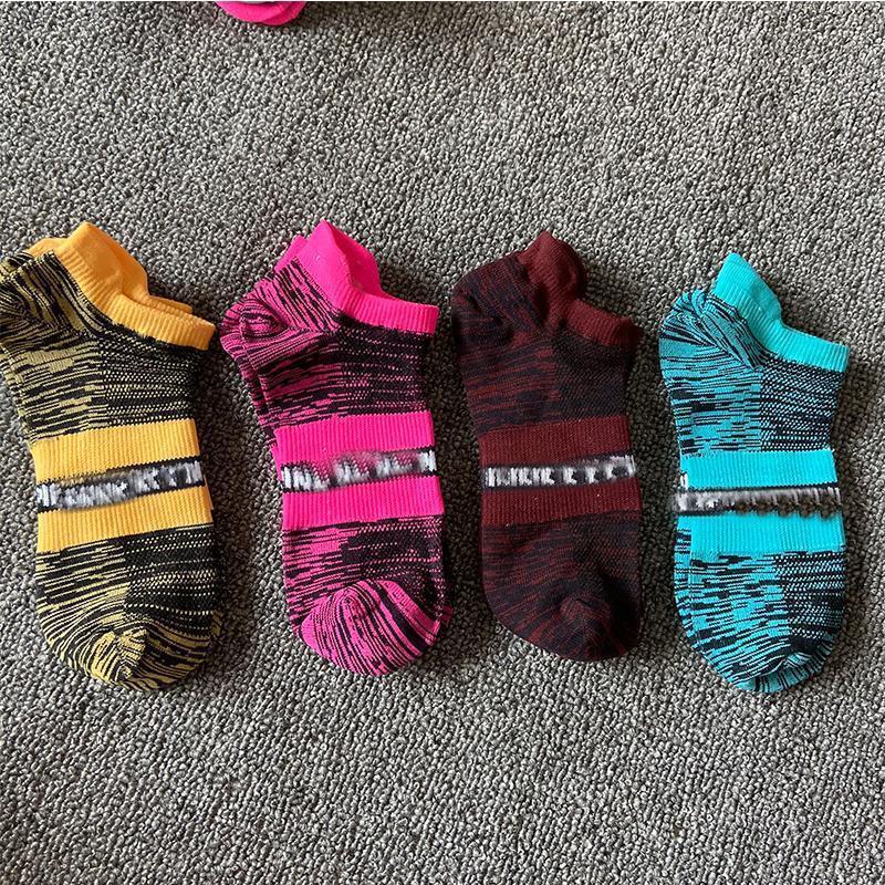 DHL Free Pink Black Socks Adult Cotton Short Ankle Socks Sports Basketball Soccer Teenagers Cheerleader New Sytle Girls Sock with Tags wq