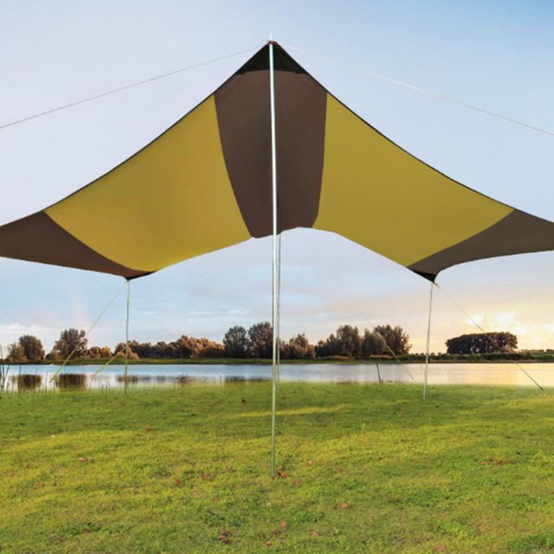 5*5*2.5M Awning Waterproof Tarp Tent 210D Silver Roated Oxford Fabric Iron Sunshade Outdoor Camping Shelter Car Tents And Shelters
5*5*2.5M Awning Waterproof Tarp Tent 210D Silver Roated Oxford Fabric Iron Sunshade Outdoor Camping Shelter Car Tents And Shelters