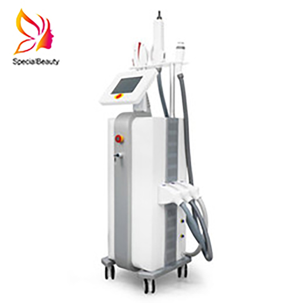 Vertical multifunctional machine three handles ELIGHT(IPL+RF) Skin Rejuvenation AND hair removal Equipment for beauty salon use