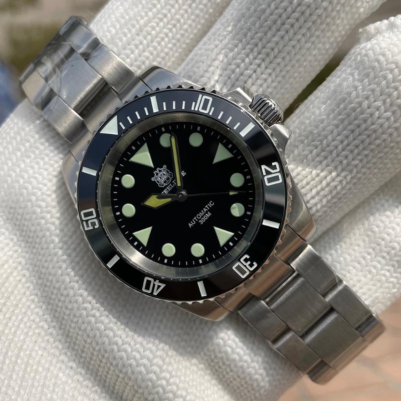 Wristwatches STEELDIVE Design SD1955 Water Ghost Men's Diving Wristwatch 300M Waterproof Japanese NH35 Luminous Hands Automatic Reloj Hombre, 55gz-gr
Wristwatches STEELDIVE Design SD1955 Water Ghost Men's Diving Wristwatch 300M Waterproof Japanese NH35 Luminous Hands Automatic Reloj Hombre, 55gz-gr